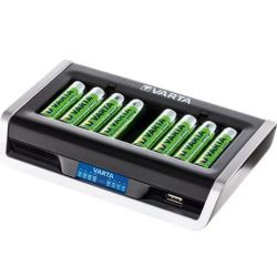 Chargeur piles (pour 8) VARTA LR3,LR6 avec Ecran LCD de charge - Z