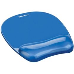 Tapis de souris repose poignet FELLOWES - BLEU TRANSLUCIDE //