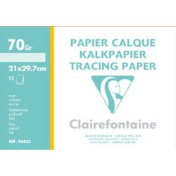 Papier calque A4 - 70/75g - 12 feuilles -  - Z