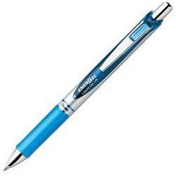 Roller Gel PENTEL Energel BL77 - Rétractable - 0.7mm - BLEU CIEL - Z