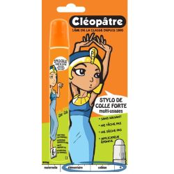 Colle transparente en stylo + bout mousse CLEOPATRE - 20g - Z