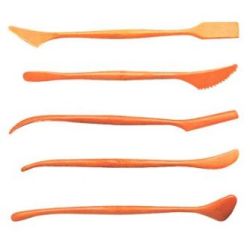 Ebauchoirs en plastique - Pour sculpter/ciseler - Lot de 5