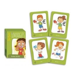 Verbes en images - Verbes facile - 48 cartes - 8.7 x 6 cm