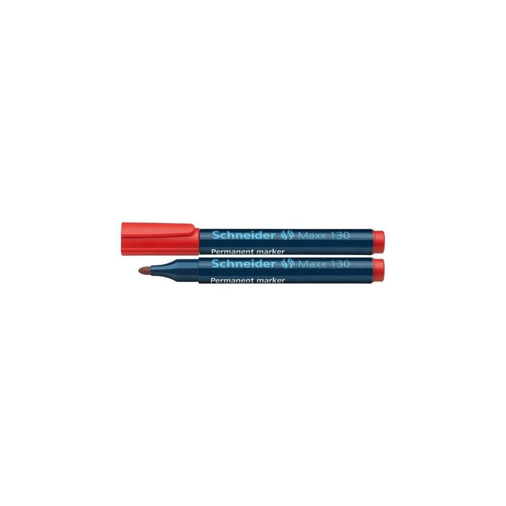 Marqueur perm. SCHNEIDER Maxx 130 - Ogive 1 à 3mm - ROUGE - Z