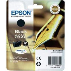 Cart EPSON - N°16XL T1631 - Stylo - Noir - WF-2510/2520/2530/25 //