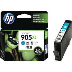 Cart HP N°905XL Cyan - T6M05AA - OfficeJet Pro 6960/6970/6956 //