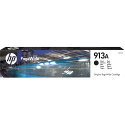 Cart HP 913A - Noir - PageWide 64ml L0R95AE - 3500 p - MFP-377dw **