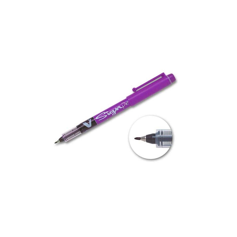 Feutre PILOT V-SIGN PEN - Trait 0.6mm - VIOLET //