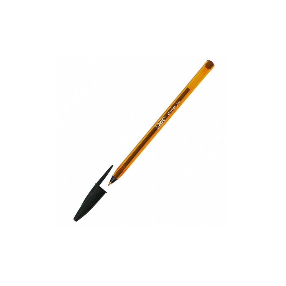 Stylo Bille BIC CRISTAL FINE - Pointe 0.8mm - NOIR //