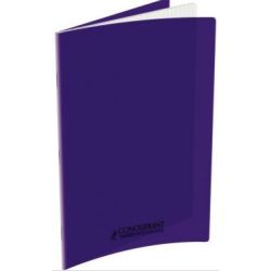 Cahier A4 Séyès 48 p Piqûre 90g Polypro VIOLET  - Z