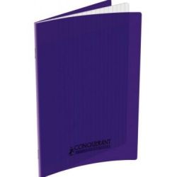 Cahier 17x22cm Séyès 96 p Piqûre 90g Polypro VIOLET **