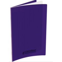 Cahier A4 Séyès 96 p Piqûre 90g Polypro VIOLET **