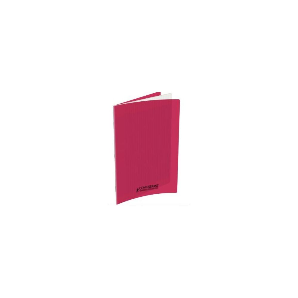 Cahier 24x32cm Séyès 96 p Piqûre 90g Polypro ROSE **