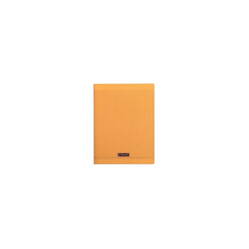 Cahier A4 Séyès 192 p Piqûre 90g Polypro ORANGE  - Z