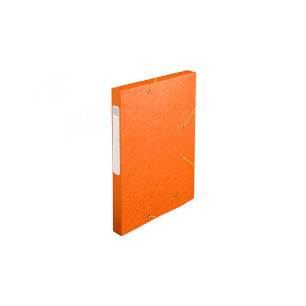 Boite classement Carton - Elast. 24x32cm Dos 25mm - ORANGE **