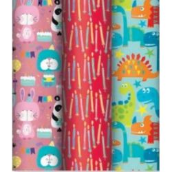 Papier cadeau en rouleau FANTAISIE - 2m x 0,7m - 60g