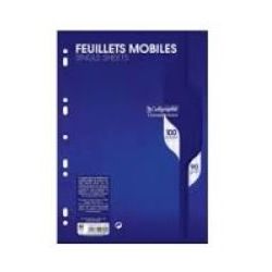 Feuillets mobiles - 90gr - A4 - Séyès -  100 pages CLAIREFONTAINE