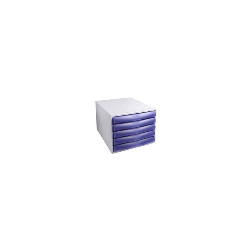 Module classement 5 tiroirs A4+ EXACOMPTA Multi Form -VIOLET - NSFP