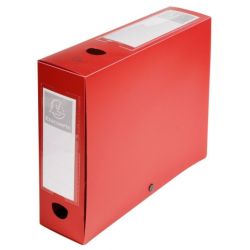 Boite classement PVC - Pression - - Dos 60mm - ROUGE - Z