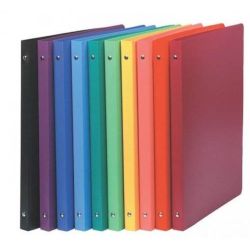 Classeur 4 anneaux A4 - PVC Fin - 25 x 32cm - 40mm INCOLORE **