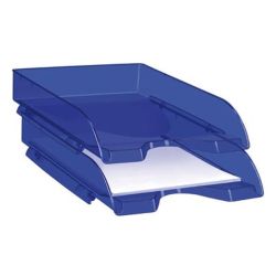 Corbeille courrier PVC CEPPRO 200TBL Tonic - A4 - BLEU - Z