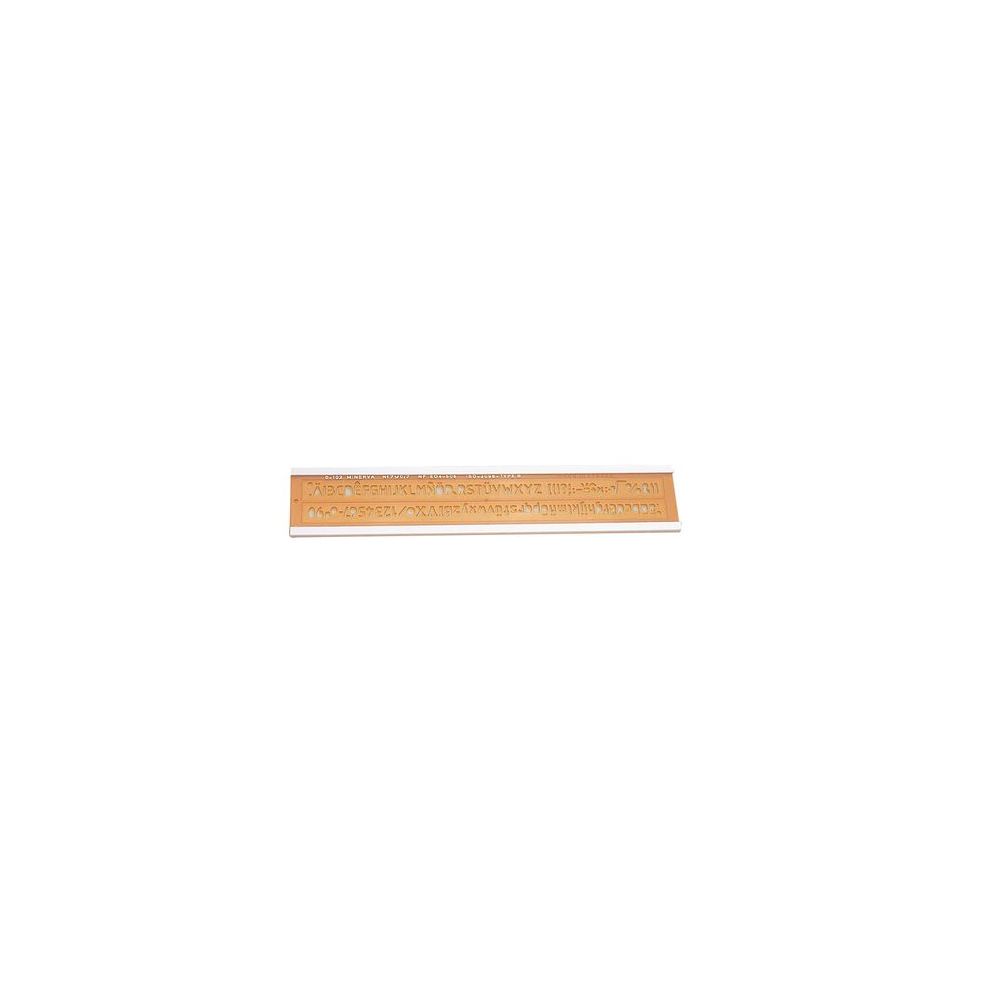 Trace lettres Norme N°8 - Hauteur 8mm (Normographe)** - Z