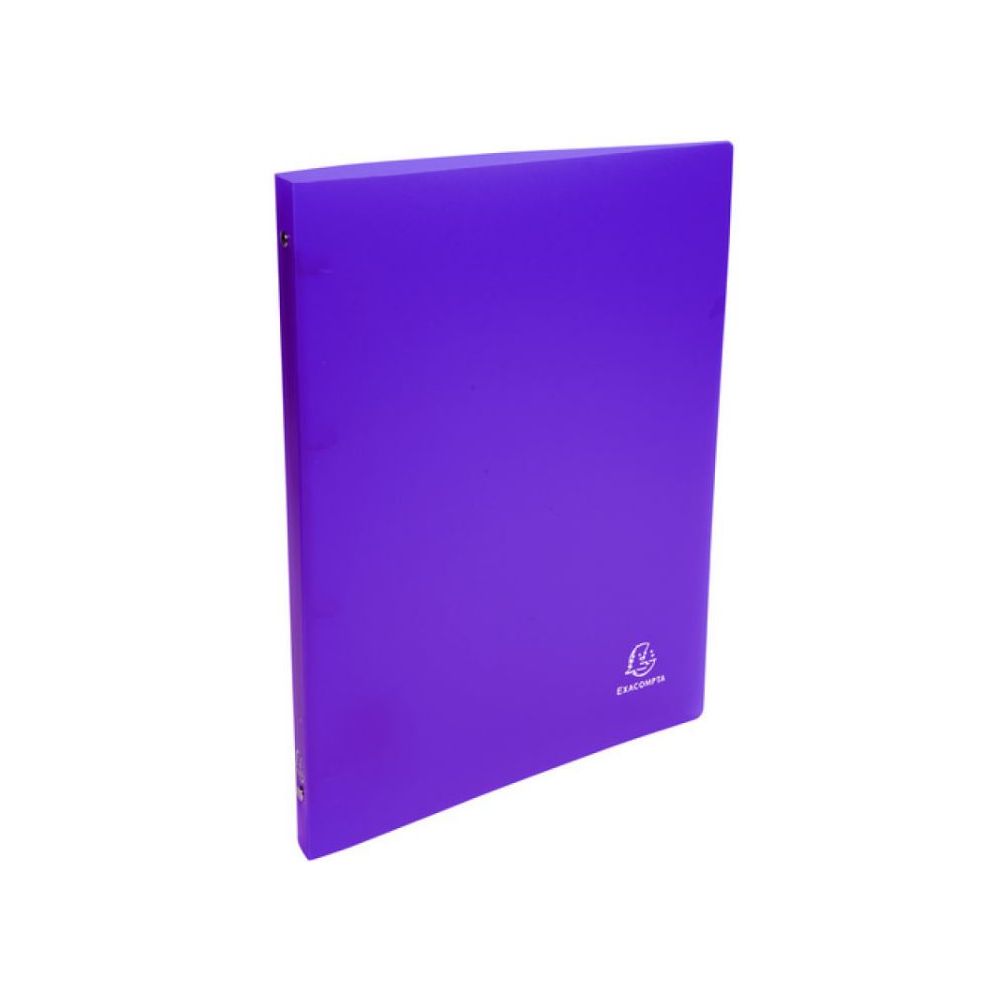 Classeur 4 anneaux A4-PVC Fin-25x32cm-20mm-VIOLET TRANSLUCID - NSFP