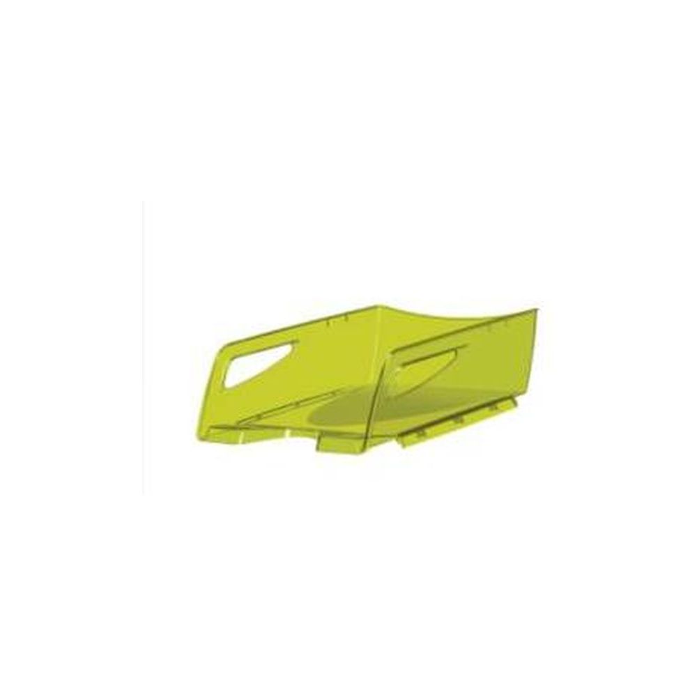 Corbeille courrier Maxi CEPPRO 220 - H11cm - poignée - VERT TR. - Z