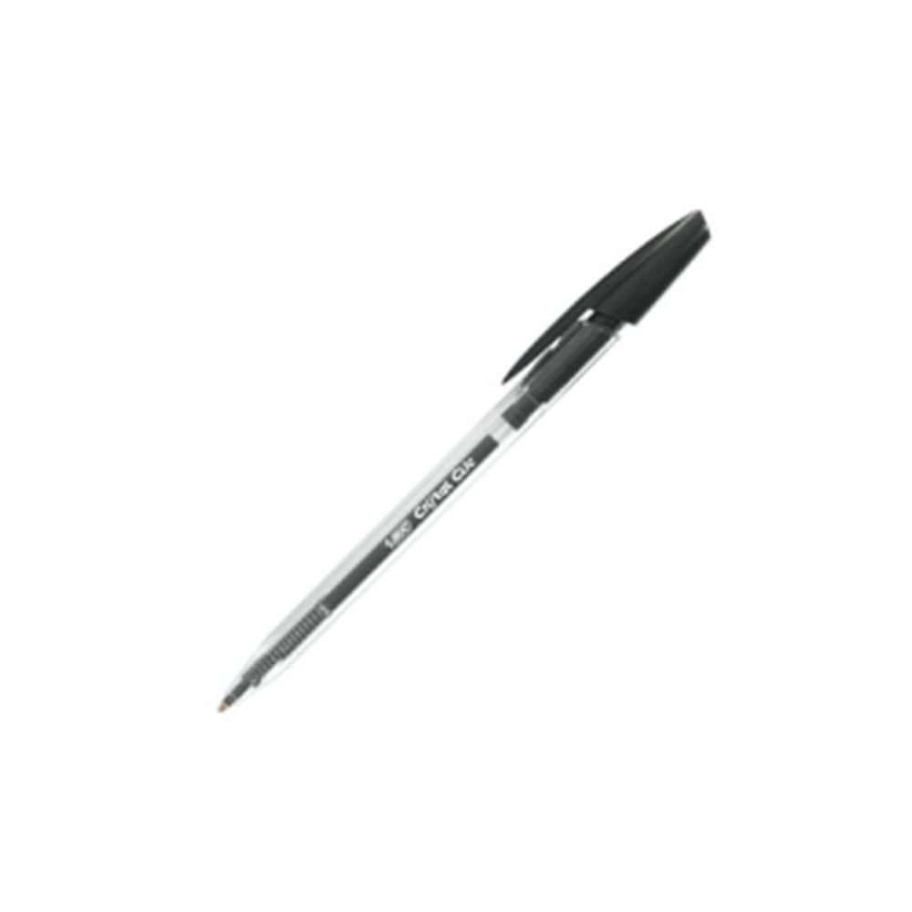 Stylo Bille BIC CRISTAL CLIC - Pointe 1mm - Rétractable - NOIR  - Z