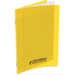 Cahier 17x22cm Séyès 96 p Piqûre 90g Polypro JAUNE **