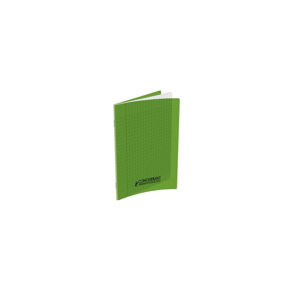 Cahier 17x22cm Séyès 96 p Piqûre 90g Polypro VERT **