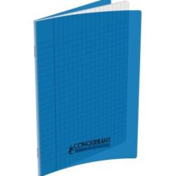 Cahier 17x22cm Séyès 48 p Piqûre 90g Polypro BLEU **