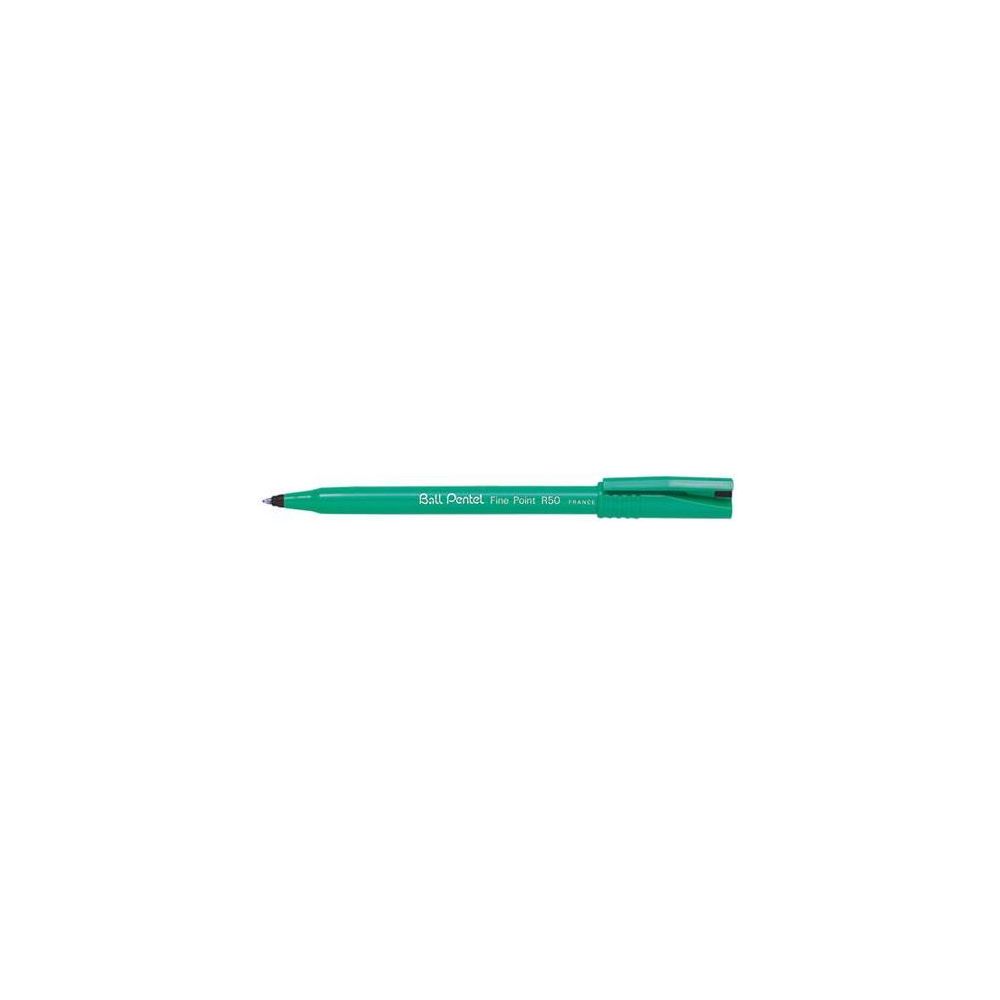 Roller PENTEL BALL R50  - 0.8mm - BLEU - Ref: R50-C  - Z