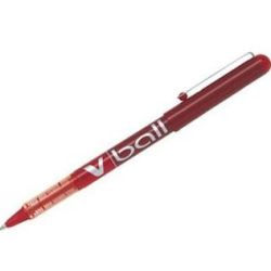 Roller PILOT V-BALL 0.5 - Pointe 0.5mm - ROUGE //