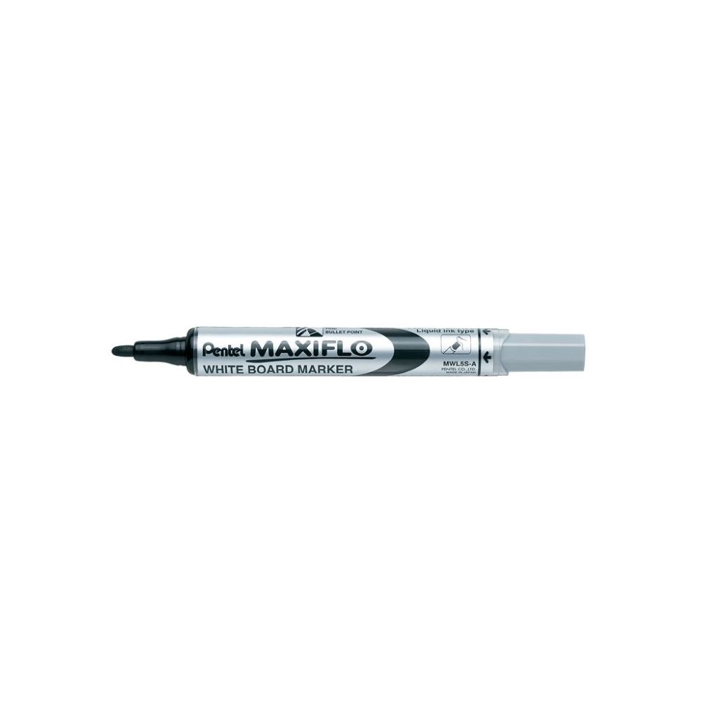 Marqueur effaç. PENTEL MAXIFLO MWL5S-A - Ogive 1.2mm - NOIR //