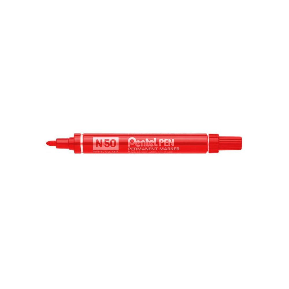 Marqueur perm. PENTEL N50 - Ogive  4.3mm - ROUGE //