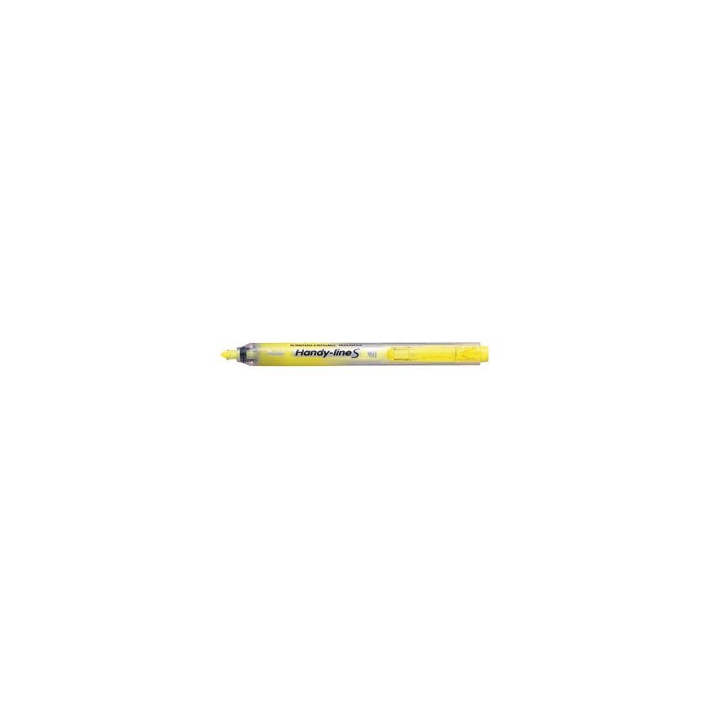 Surligneur PENTEL Handy-Lines - 1 à 3.6mm - JAUNE - SXS15-G - Z