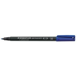 Marqueur perm. STAEDTLER OHP Lumocolor- 1mm - BLEU - 317-3 //