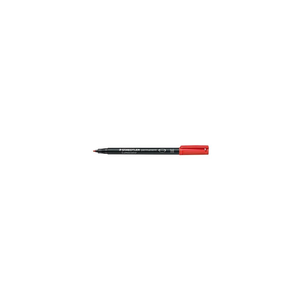 Marqueur perm. STAEDTLER OHP Lumocolor- 1mm - ROUGE - 317-2 //