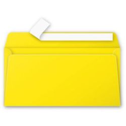 Enveloppe Pollen 110 x220mm - 120g - JAUNE SOLEIL (Paquet de 20) - Z