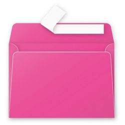 Enveloppe Pollen 114 x162mm - 120g - ROSE FUCHSIA (Paquet de 20) - Z