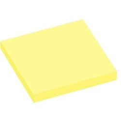 Bloc reposit. 75 x 75mm - JAUNE - 100 feuil. (Par 12) //