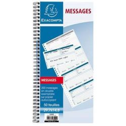 Bloc MESSAGES Dupli  15 x 29.7cm - - 200 messages- Z