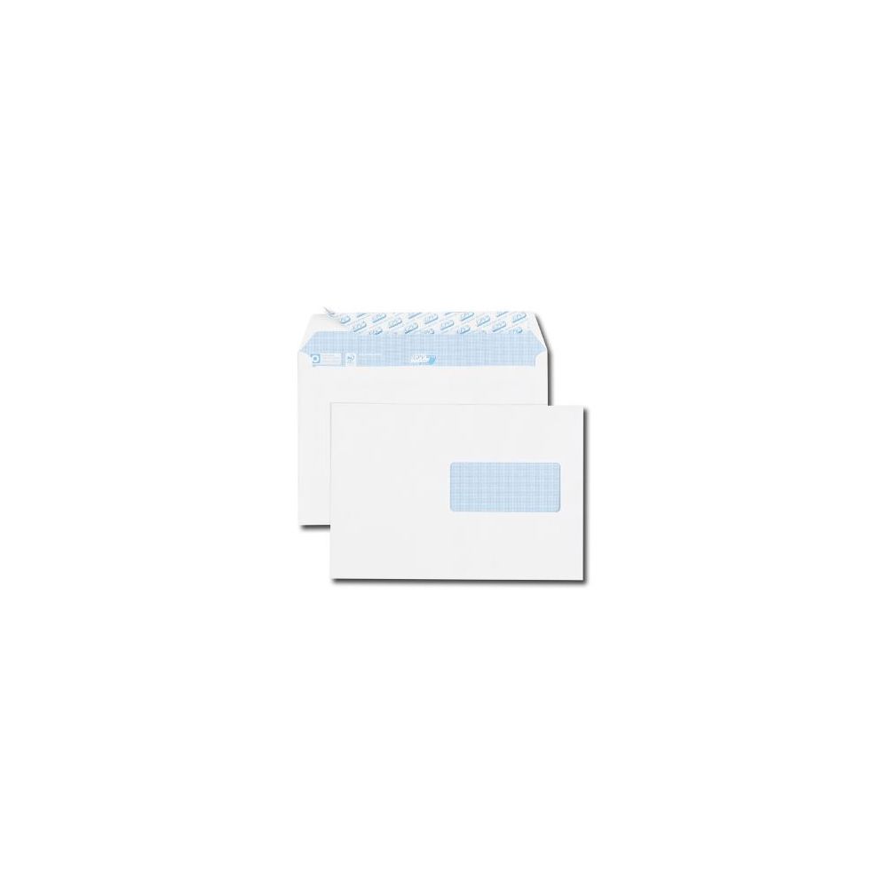 Enveloppe 162x229mm - Fen45 90g - Blanc Quicksil GPV N°2719 (x500 //