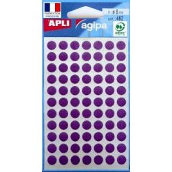 Pastilles signalisation - 08mm - Sachet de 462 - VIOLET- Z