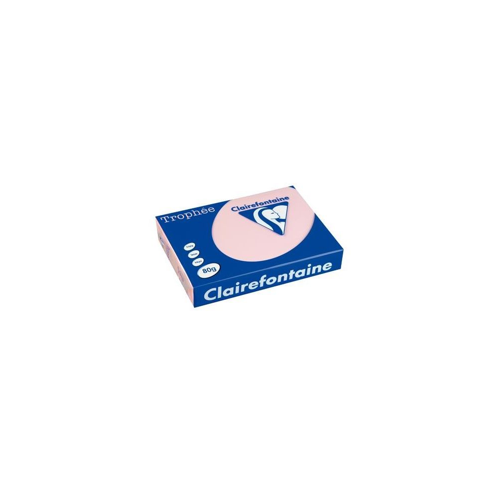 Rame A4 -  80g - Rose pastel - CLAIREFONTAINE (500 f.) - Ref:1973 - Z