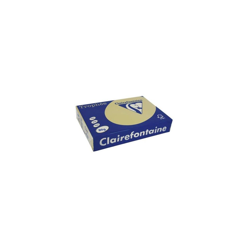 Rame A4 -  80g - Caramel - CLAIREFONTAINE (500 f.) - Ref:1879 - Z