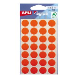 Pastilles signalisation - 15mm - Sachet de 168 - ORANGE- Z