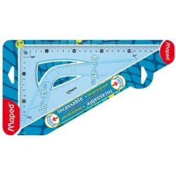 Equerre platisque incassable MAPED - Angle 60°/Ang droit 21cm **