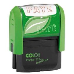 Timbre Formule PAYE COLOP Printer 20 (14 x 38mm) - ROUGE //